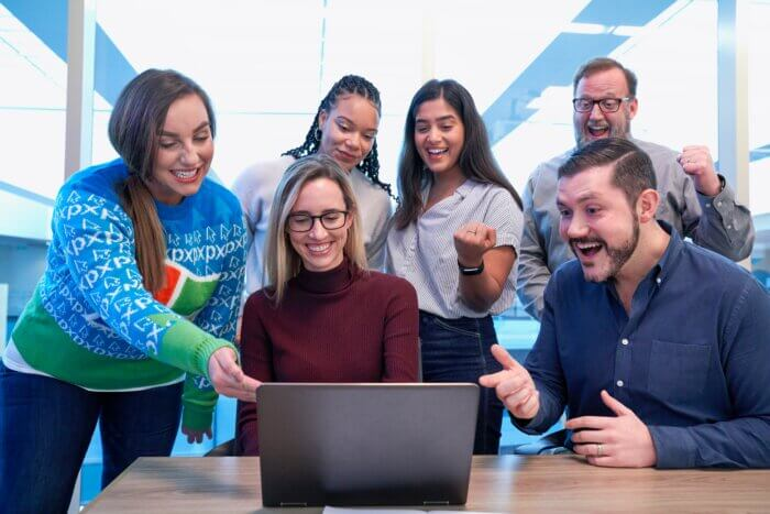 Team working together